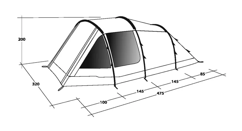 Outwell Dash 5 Tent - 2022 Model-1